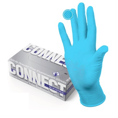 Перчатки CONNECT  ULTRA  нитриловые, XS  текстурированные   (100пар)